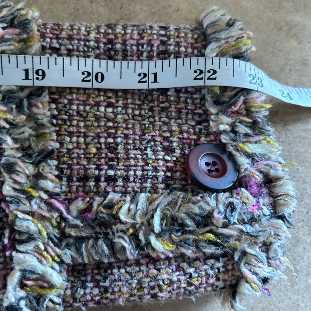 Vintage Casual Corner Plum/Pink Tweed Blazer - Picture 12 of 12